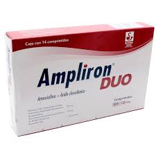 Ampliron Duo 875/125mg 14 tabs, Amoxicillin and Clavulanic Acid